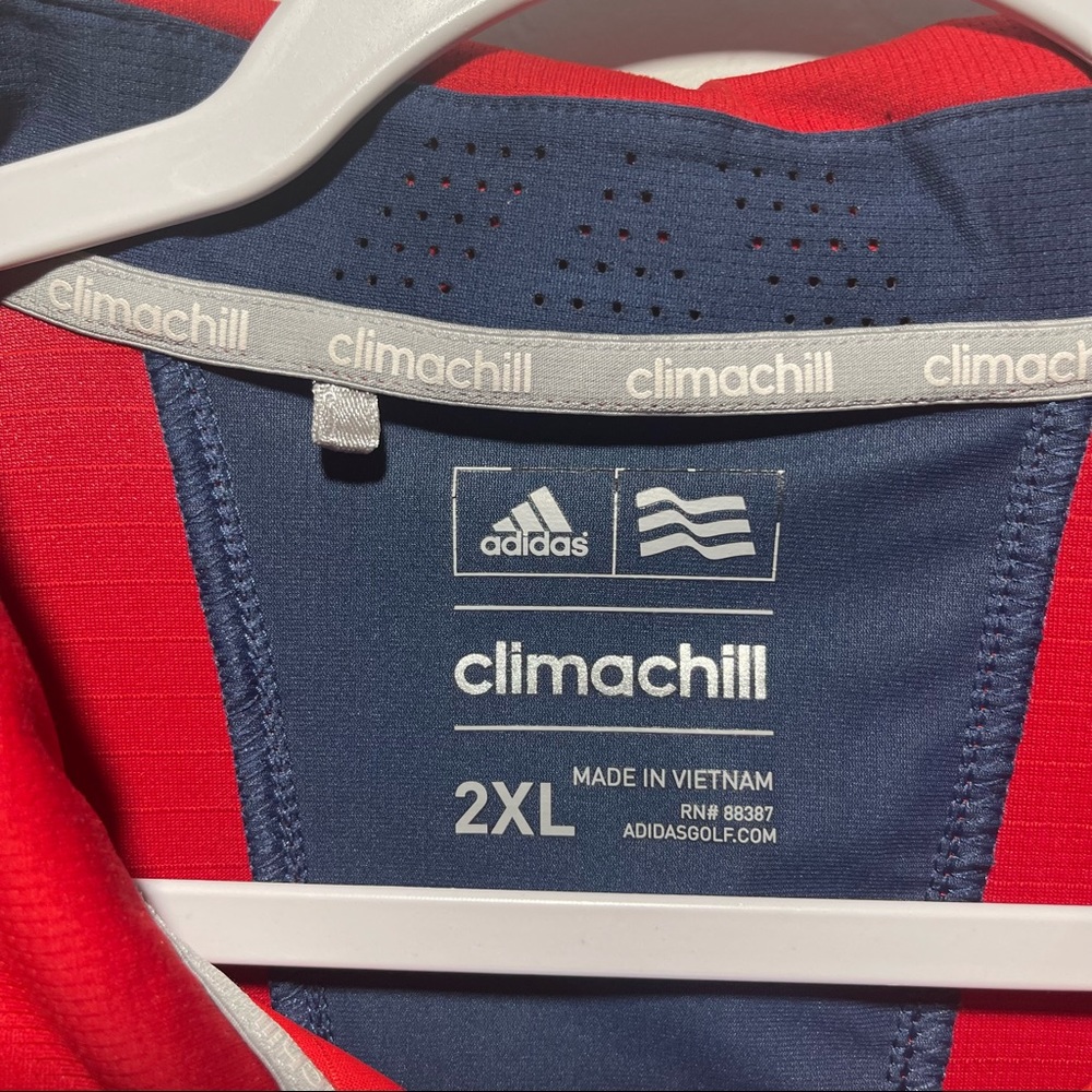 Adidas Men's Climachill Polo Shirt | Size 2XL | Excellent Condition - Picture 2 of 7